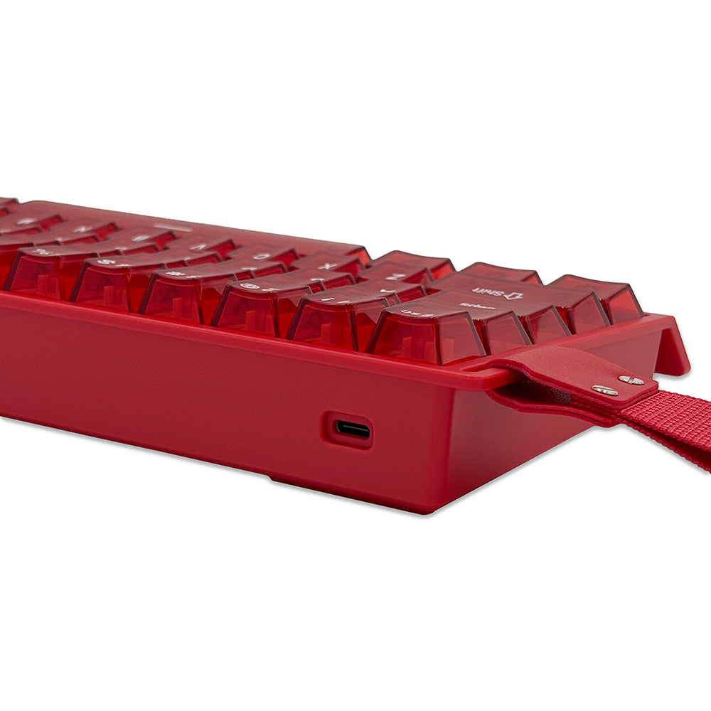 CAROTMAS Mer 68 Pro Frosted Translucent Red ラピッドトリガーキーボード