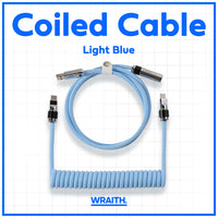 Wraith Bidirectional Coiled Cable[Light Blue]