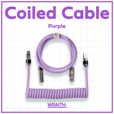 Wraith Bidirectional Coiled Cable[Purple]
