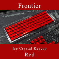 Frontier Ice Crystal Keycap Red