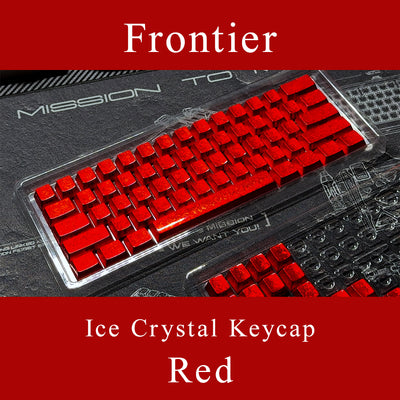 Frontier Ice Crystal Keycap Red