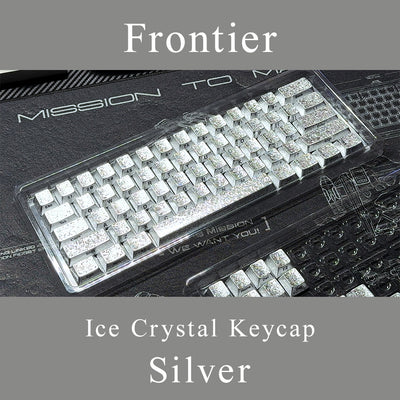 Frontier Ice Crystal Keycap Silver