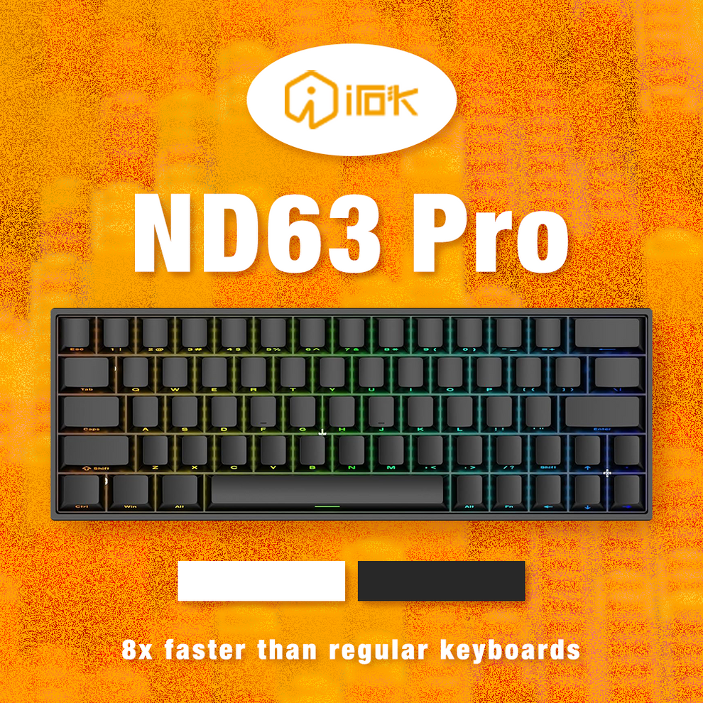 IROK ND63 PRO ブラック ラピッドトリガーキーボード – Rabbit0-Store