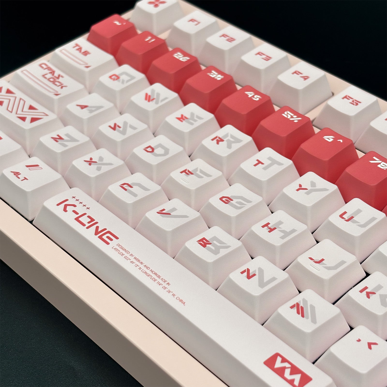 WEIKAV × MORKBLADE K-ONE ピンク ラピッドトリガーキーボード