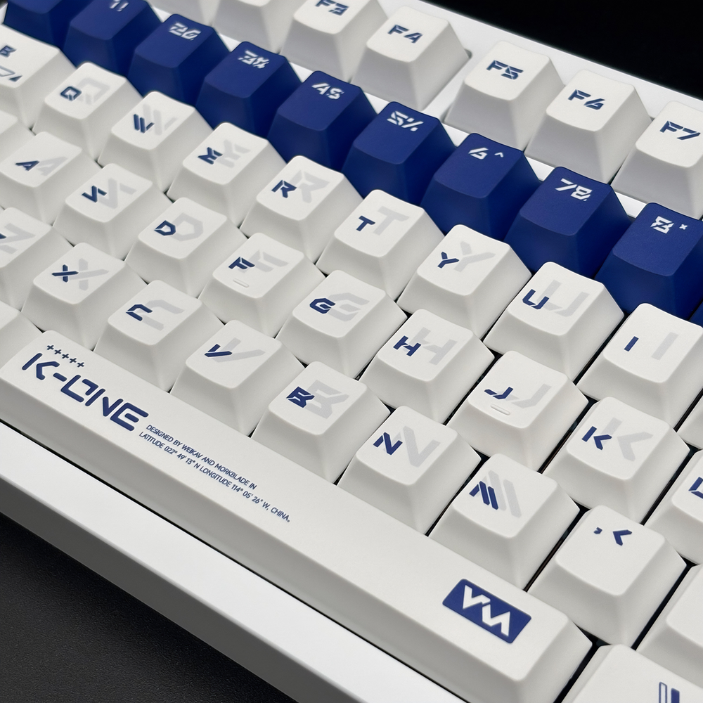 WEIKAV × MORKBLADE K-ONE ホワイト ラピッドトリガーキーボード