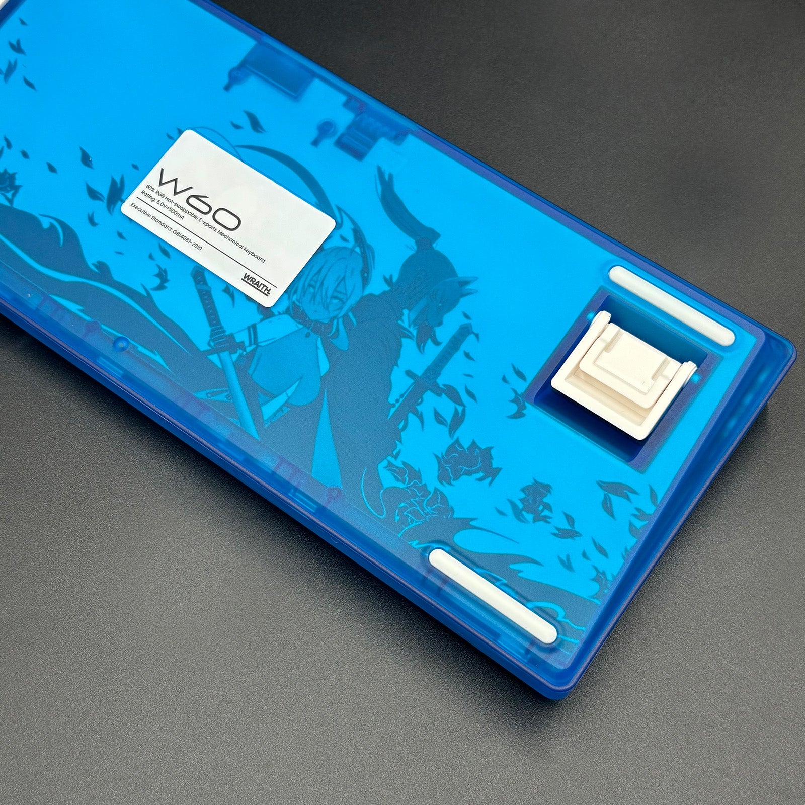 Wraith W60 ラピッドトリガー キーボード ブルー (マグネティック